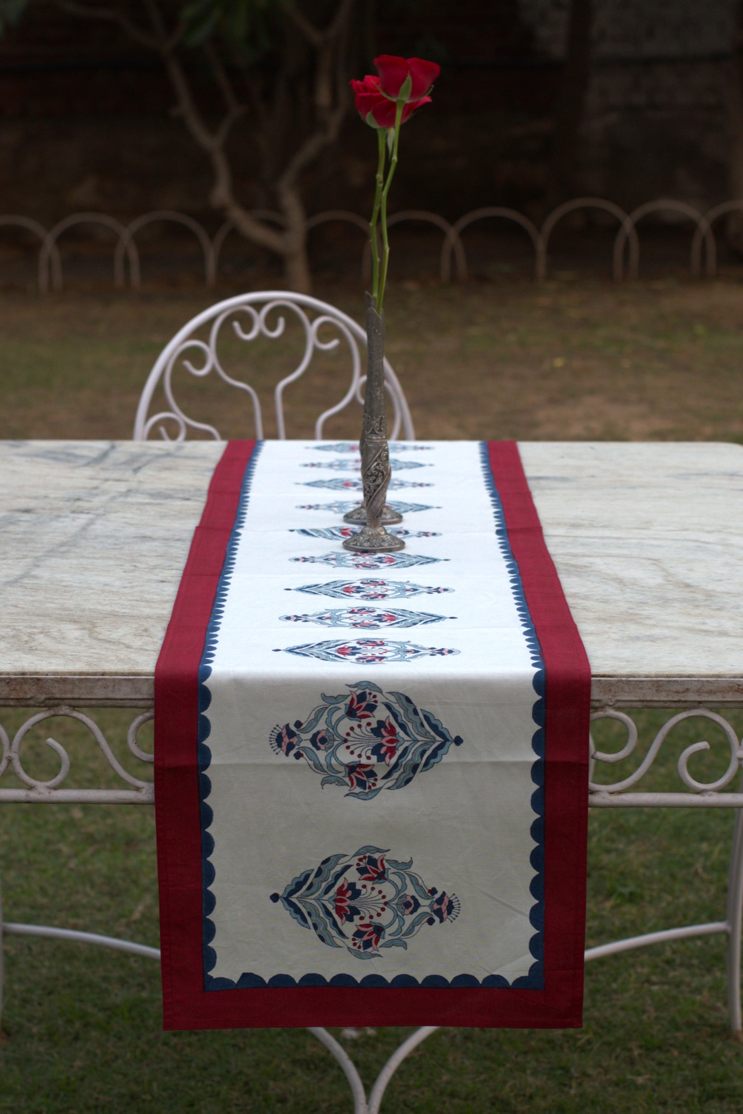 Willingdon Red Table Runner