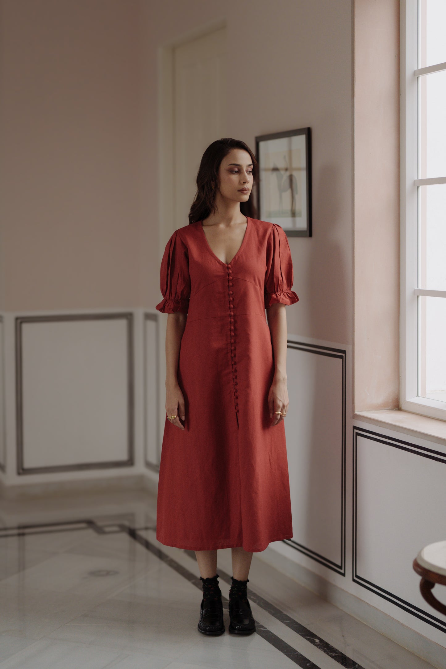 Ember Dress Red