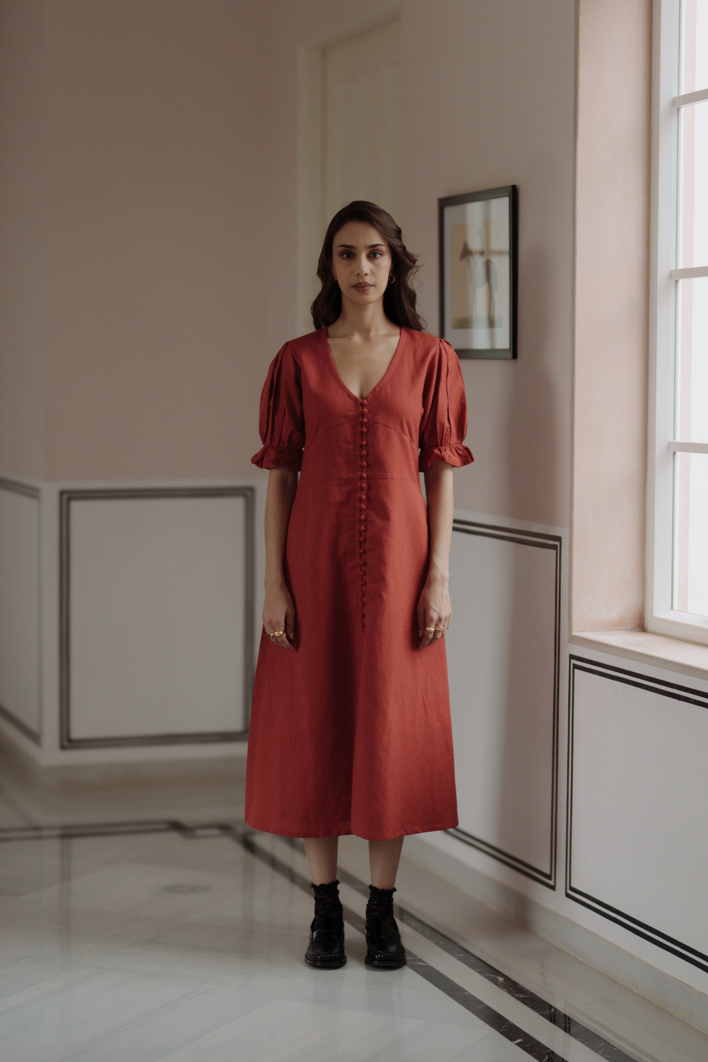 Ember Dress Red