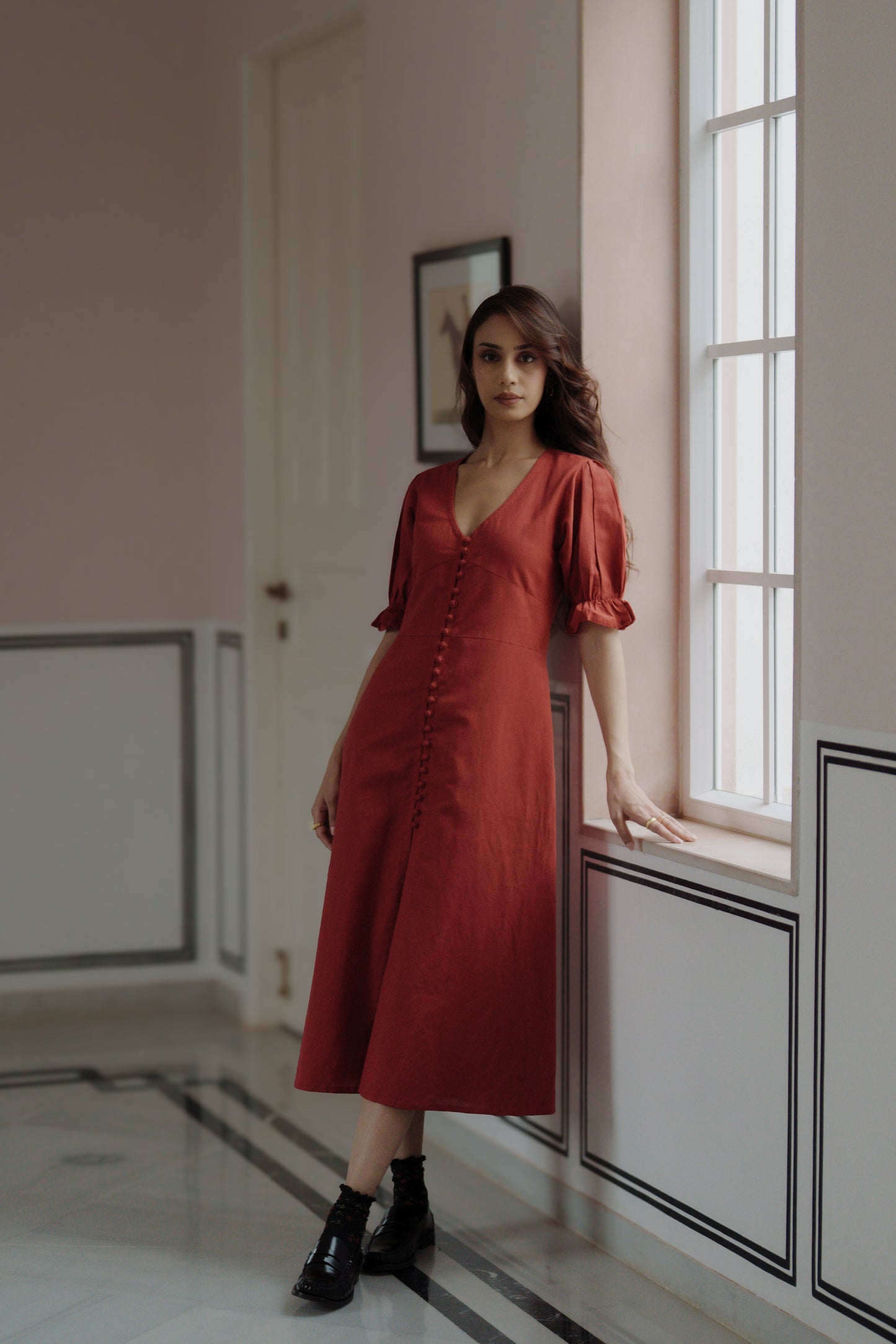 Ember Dress Red