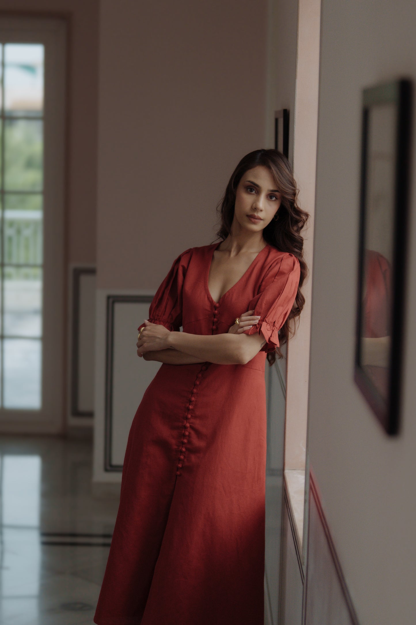 Ember Dress Red