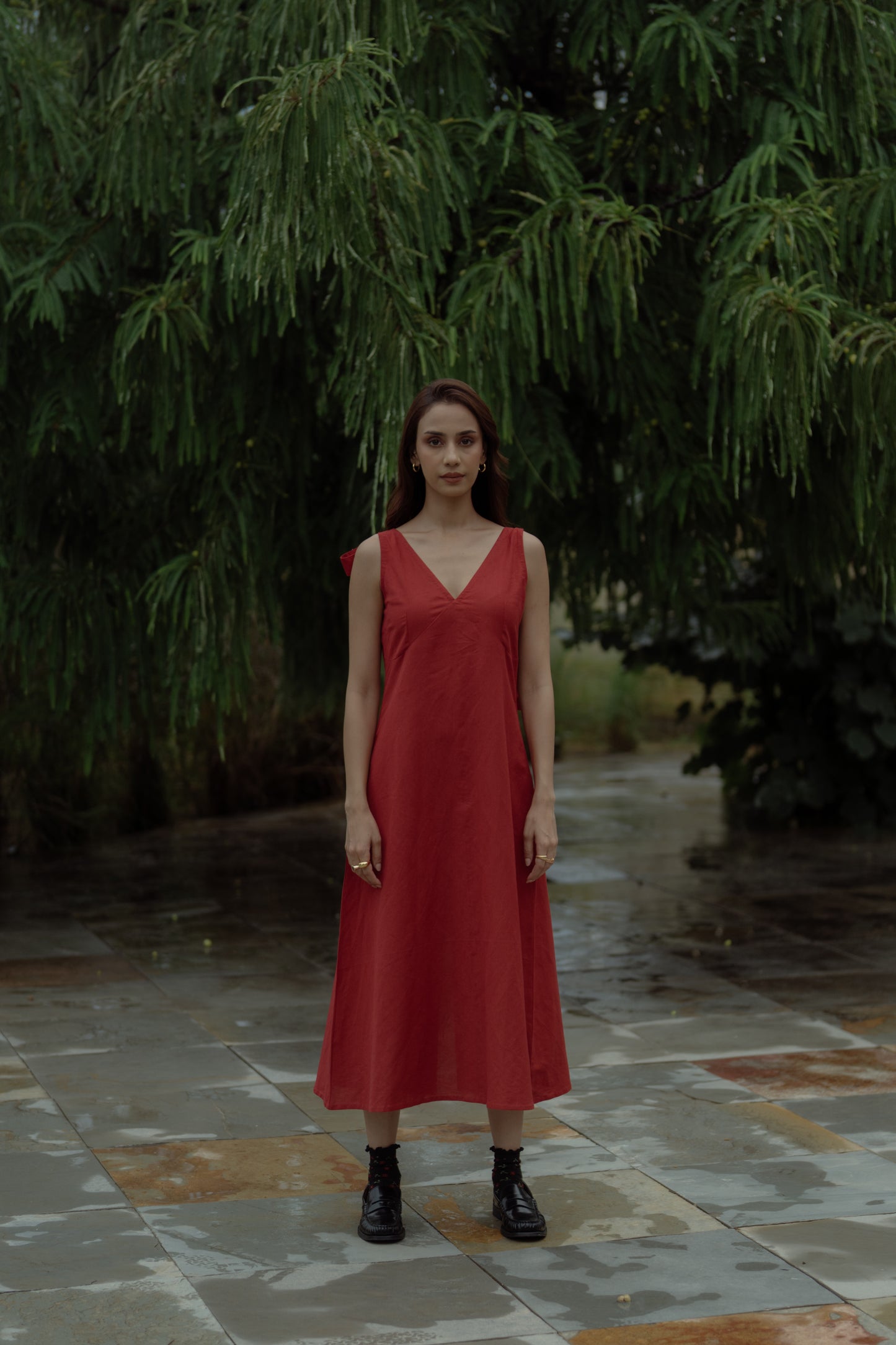 Celeste Dress Red
