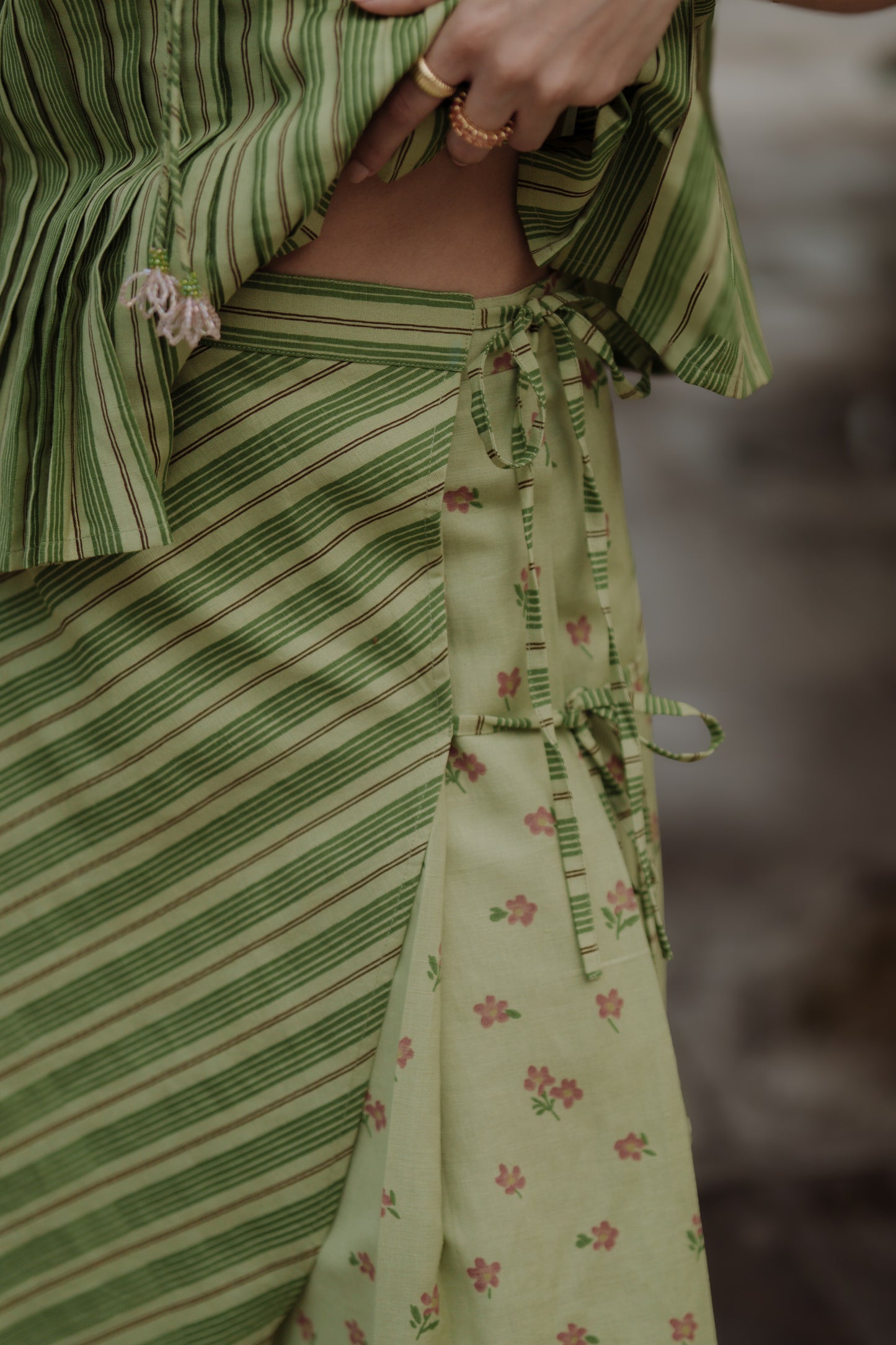 Osaka Skirt Green
