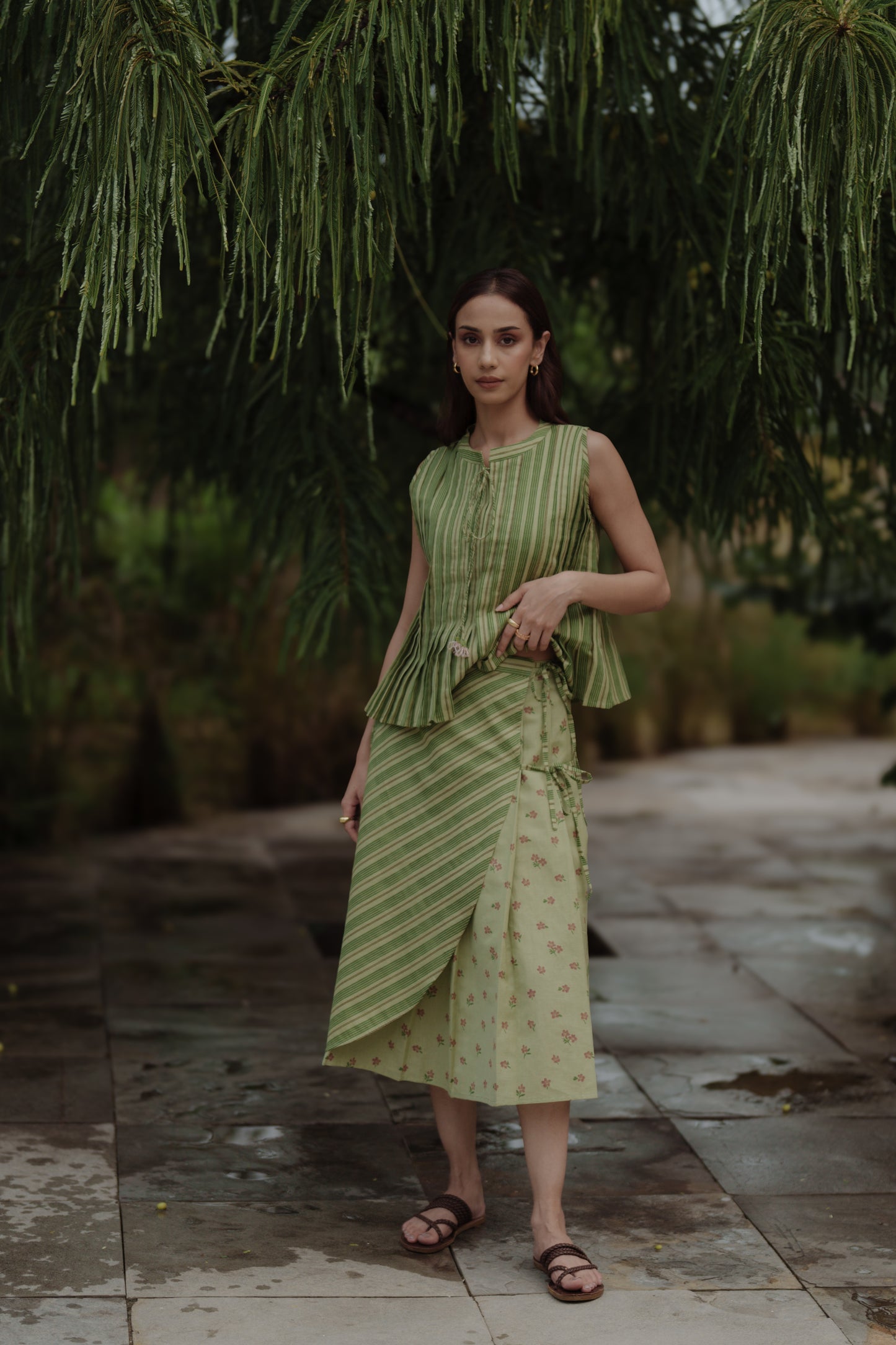Osaka Skirt Green