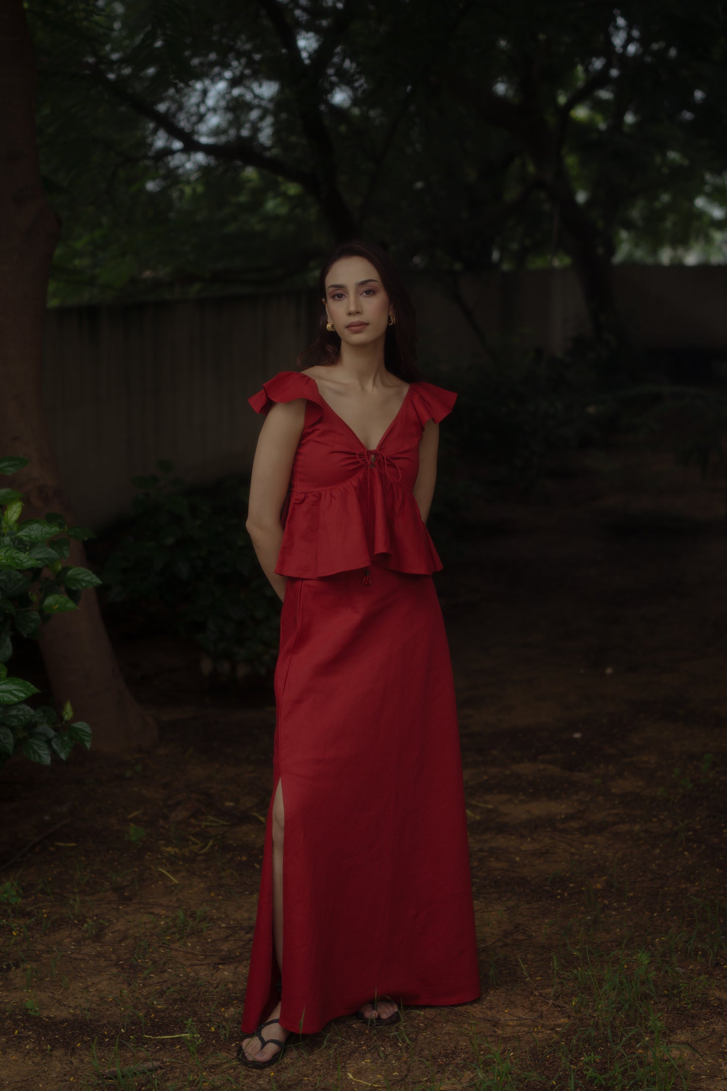 Skara Skirt Red
