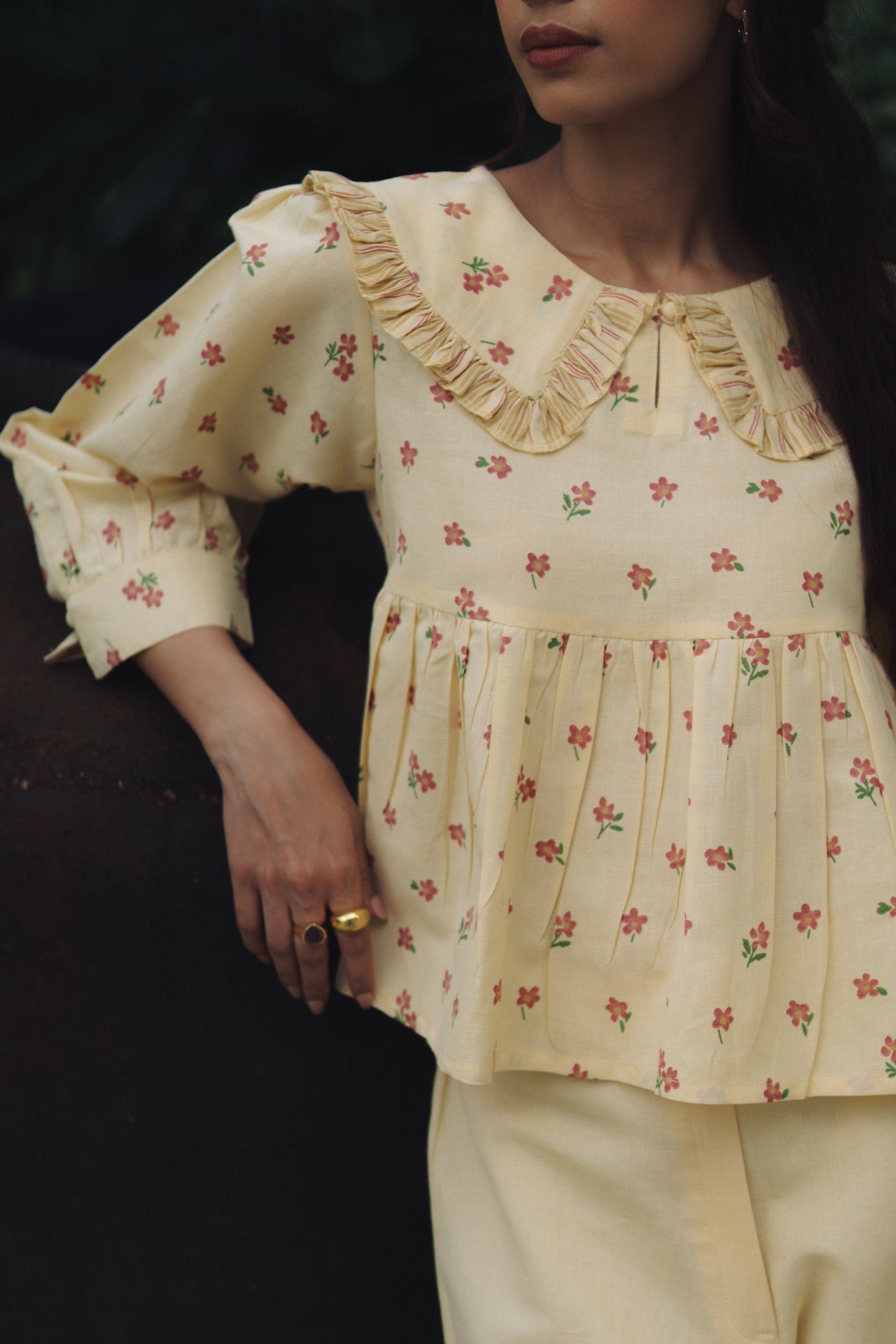Nara Top Yellow
