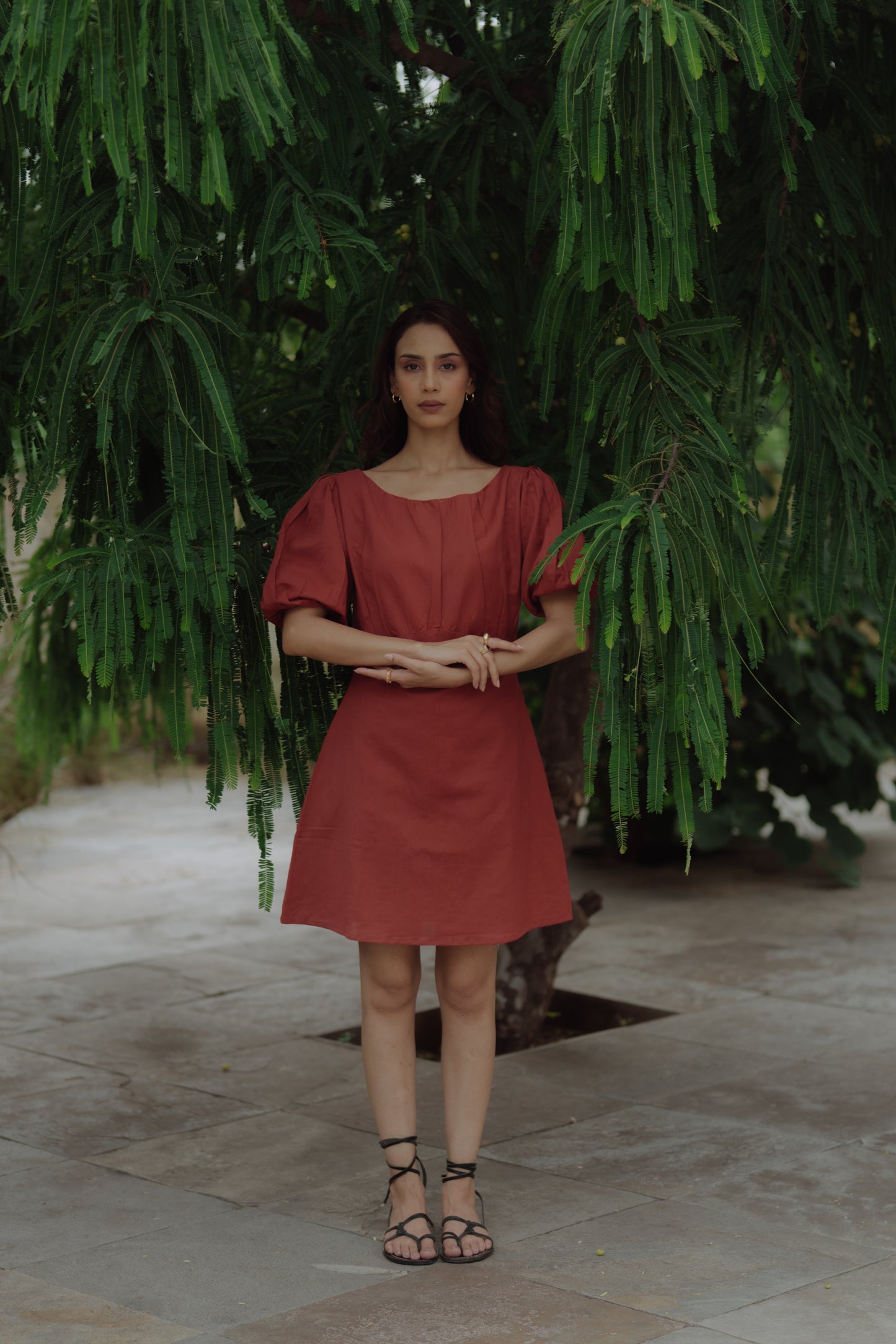 Okinawa Dress Red