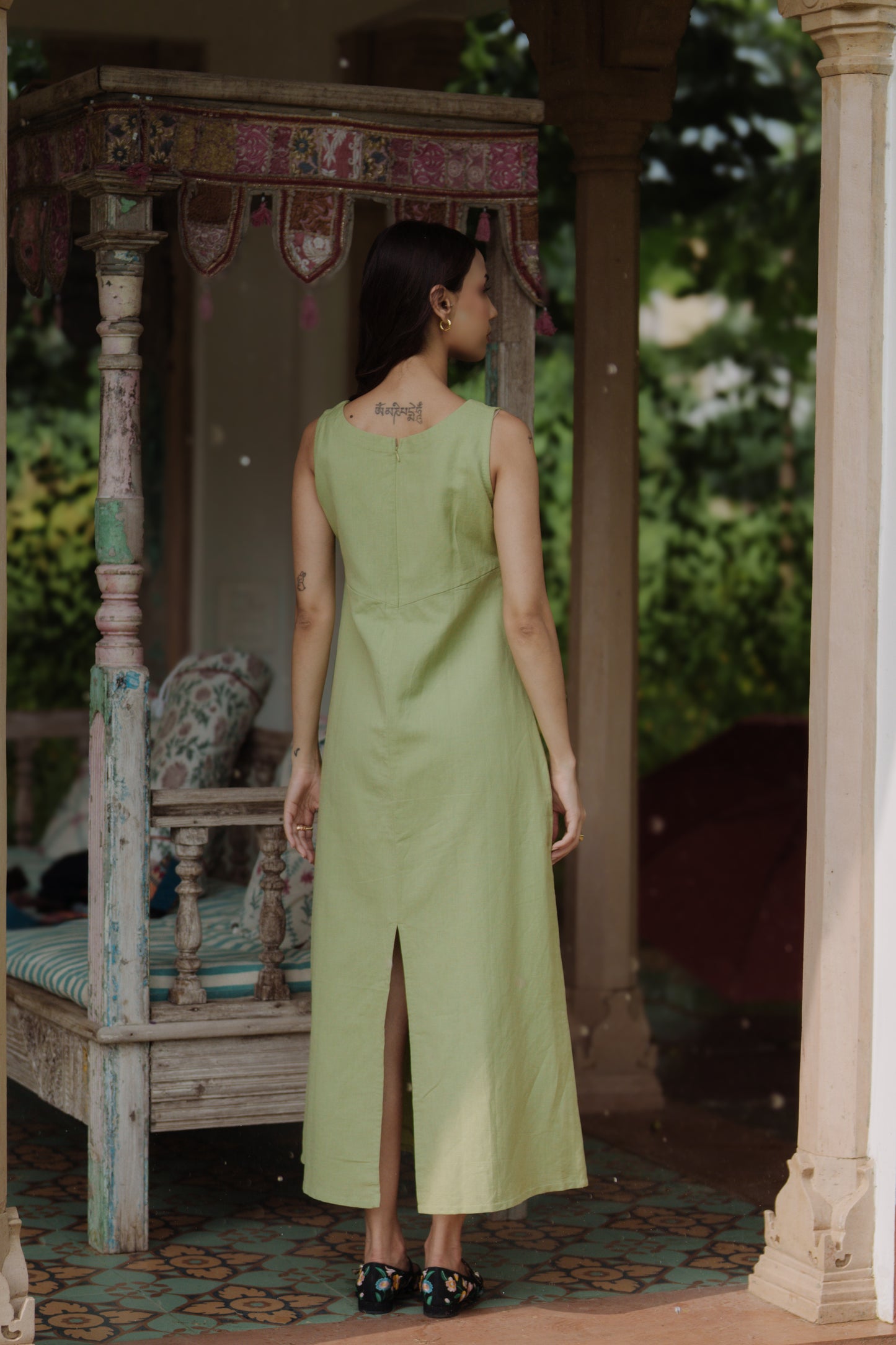 Ribe Dress Green