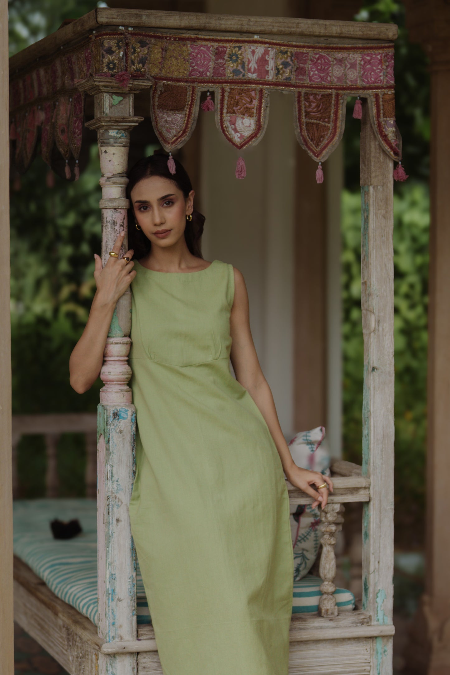 Ribe Dress Green