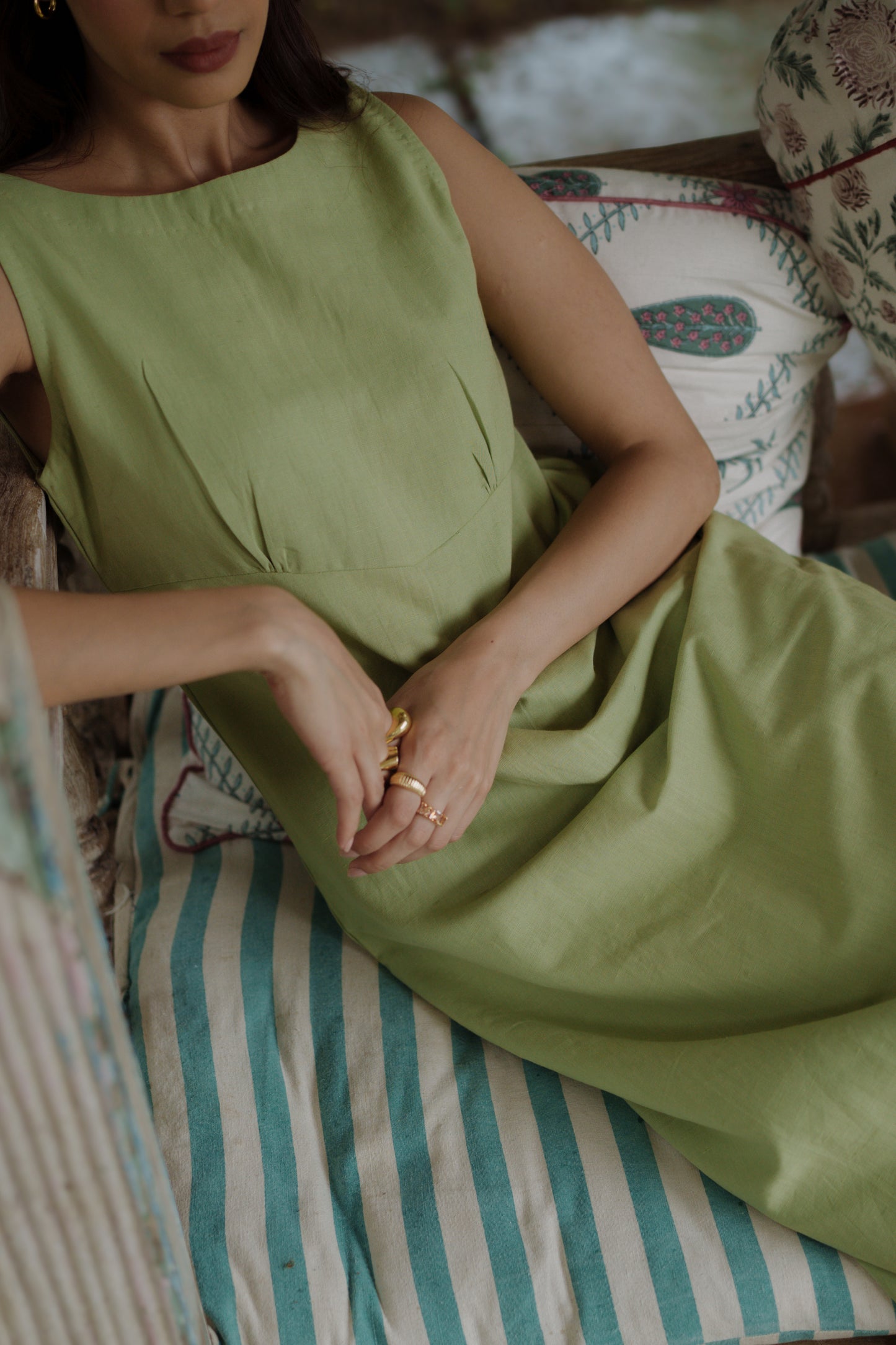 Ribe Dress Green