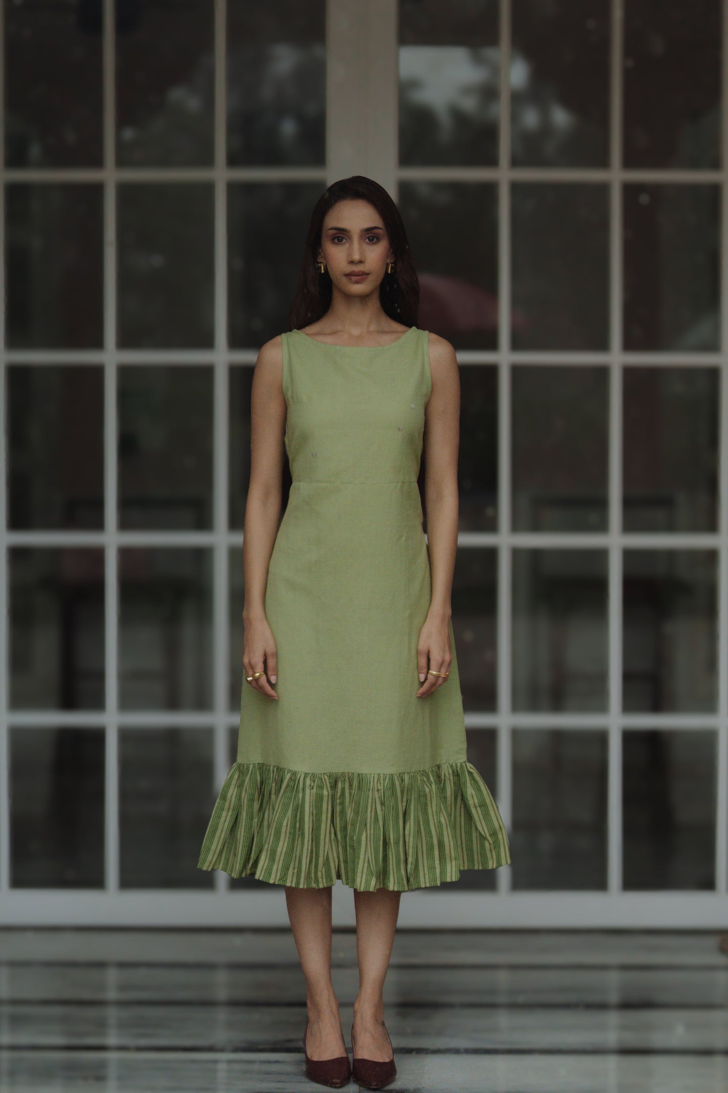 Chiba Dress Green