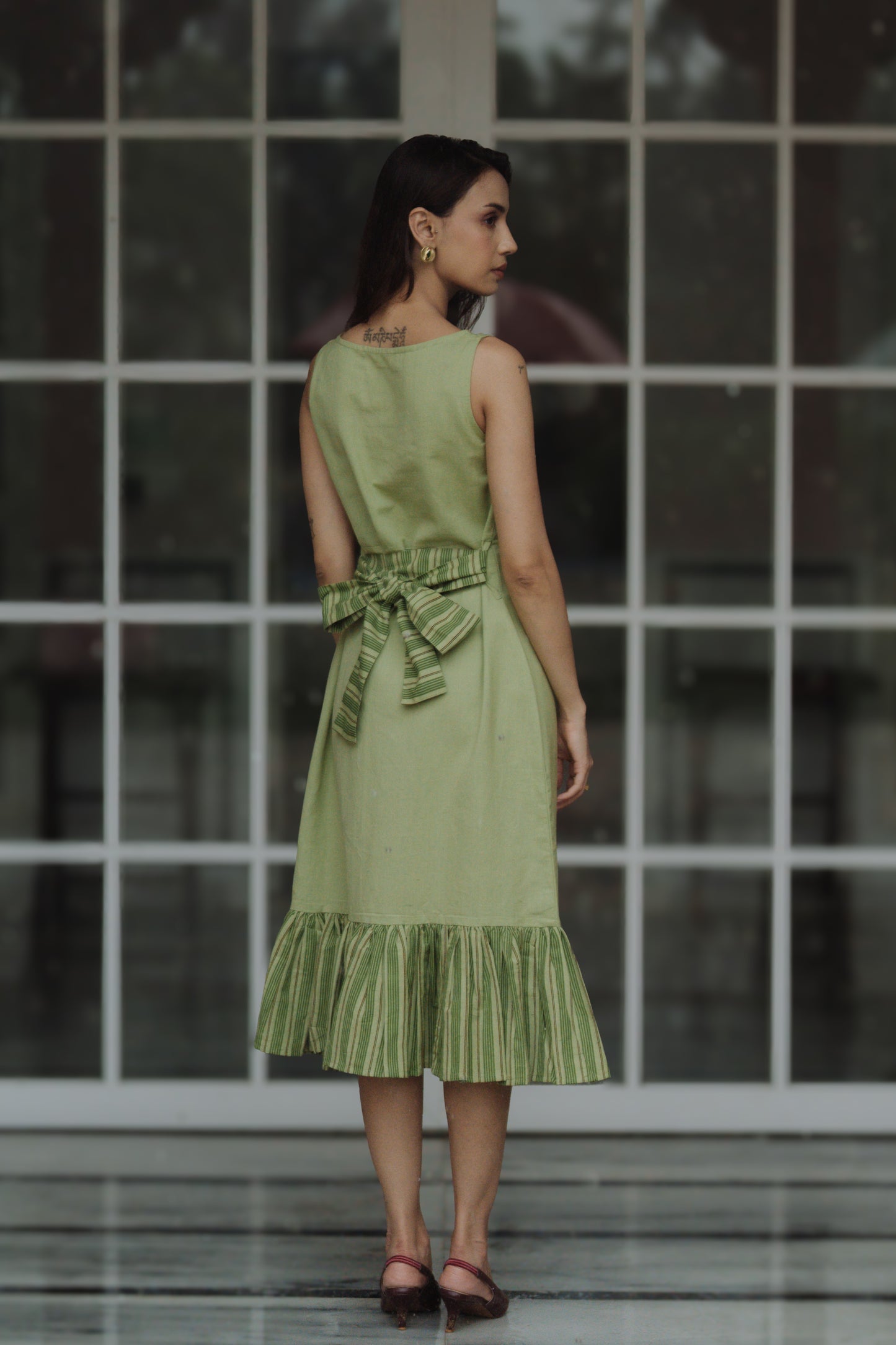 Chiba Dress Green