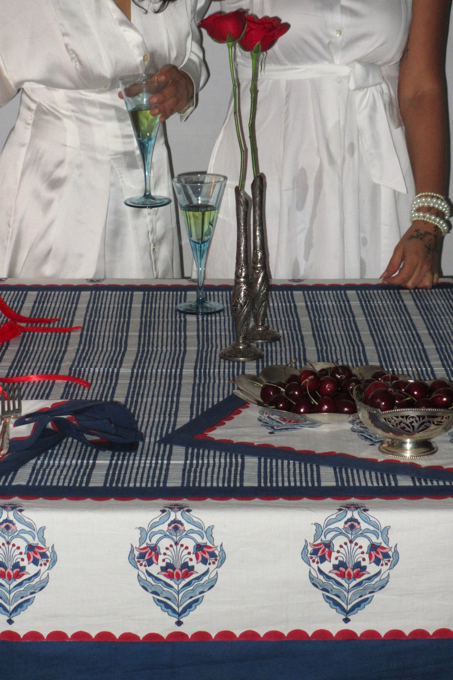 Wellingdon Blue Table Cover