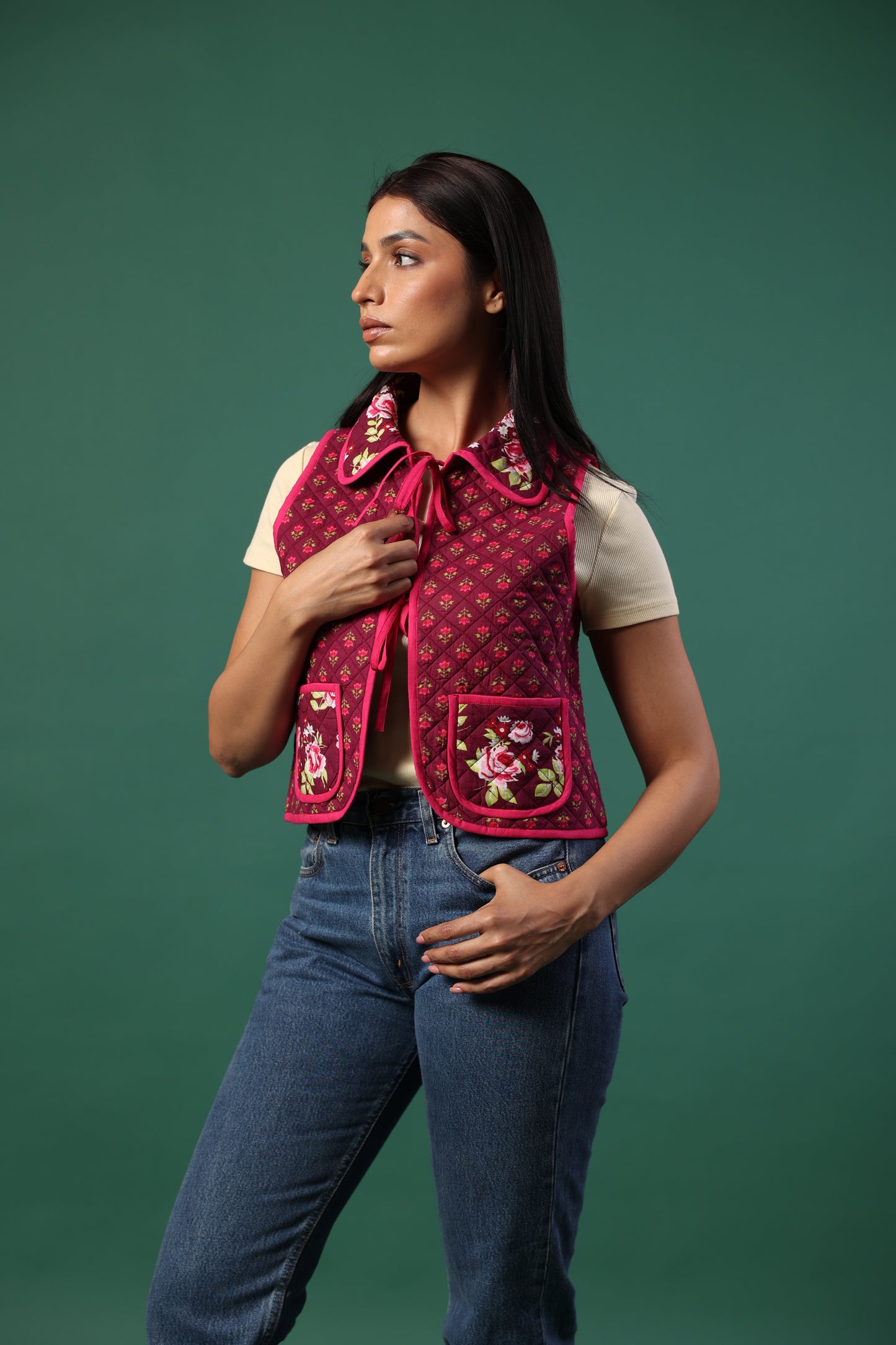 Skye Gilet Plum