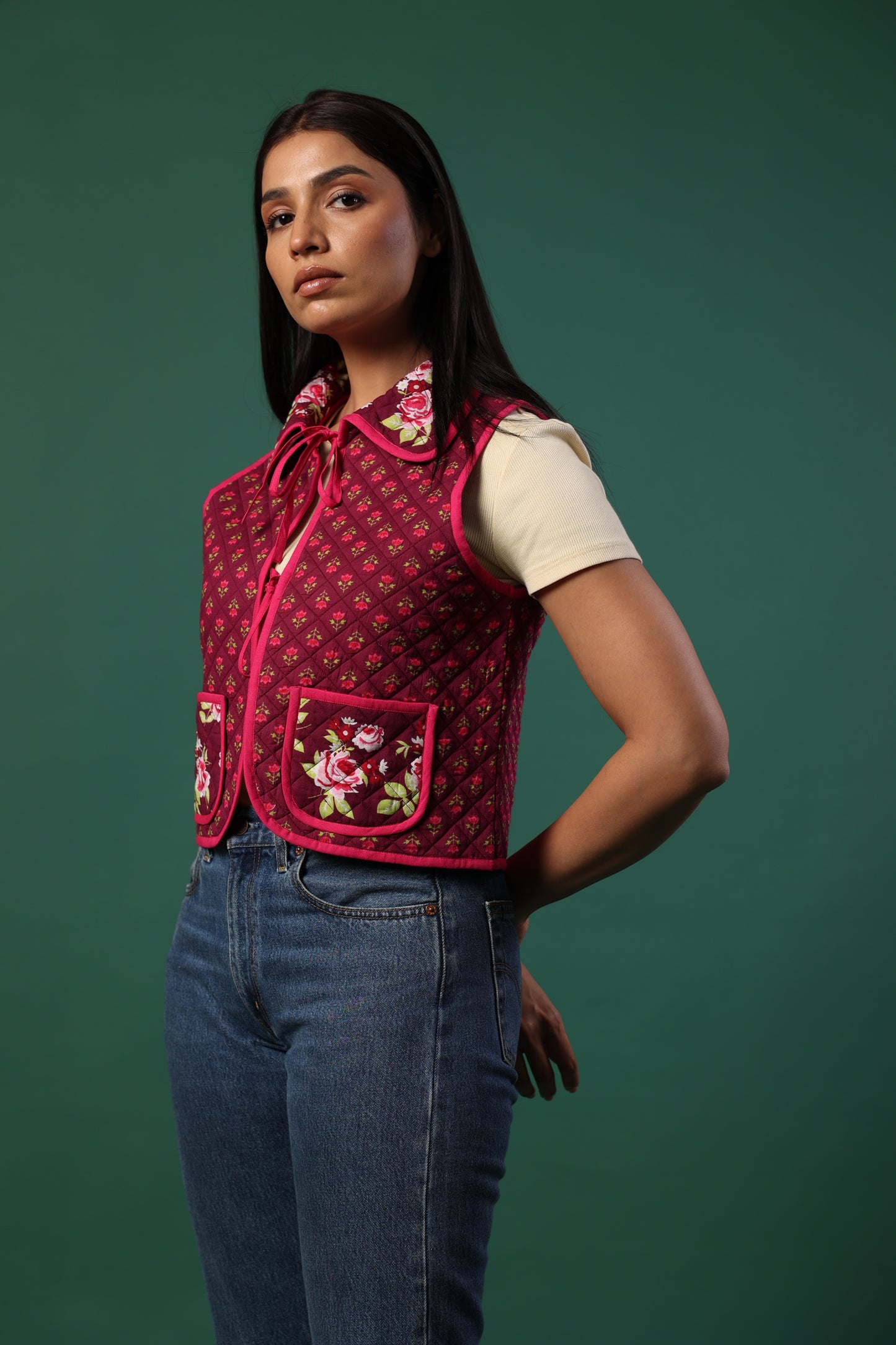 Skye Gilet Plum