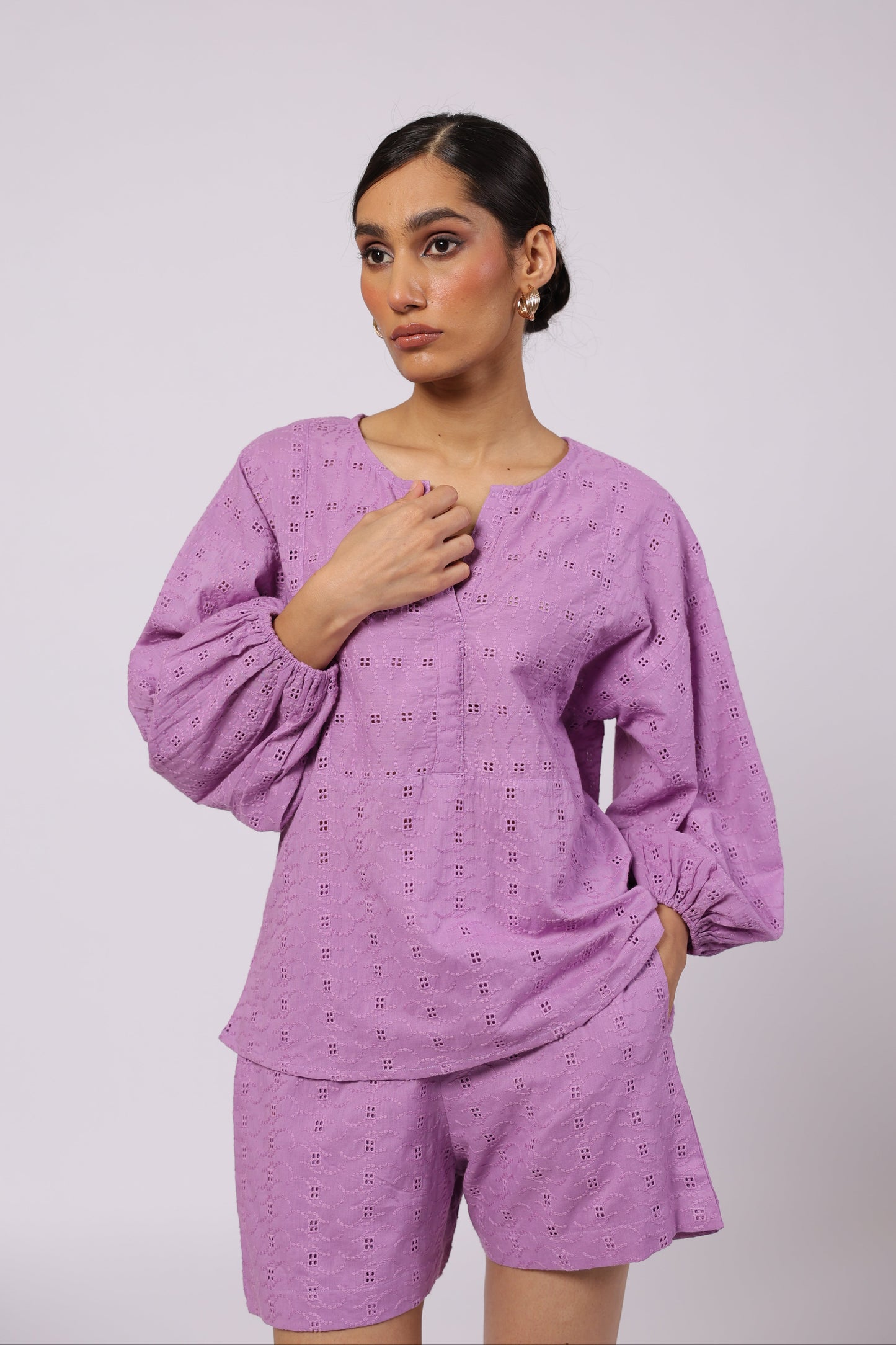 Piper Cotton Set Purple