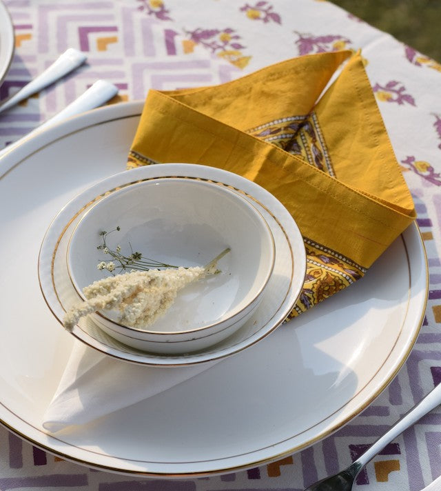 Kalika Yellow Cotton Napkins