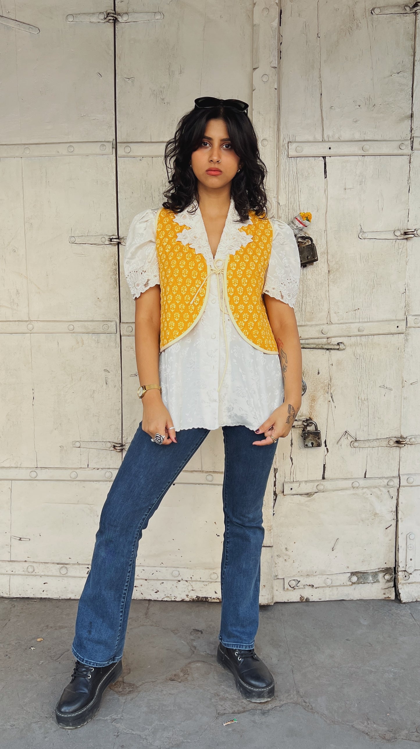 Cara Cotton Quilted Vest