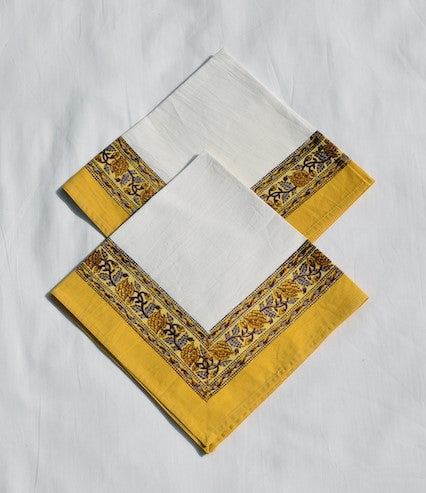 Kalika Yellow Cotton Napkins