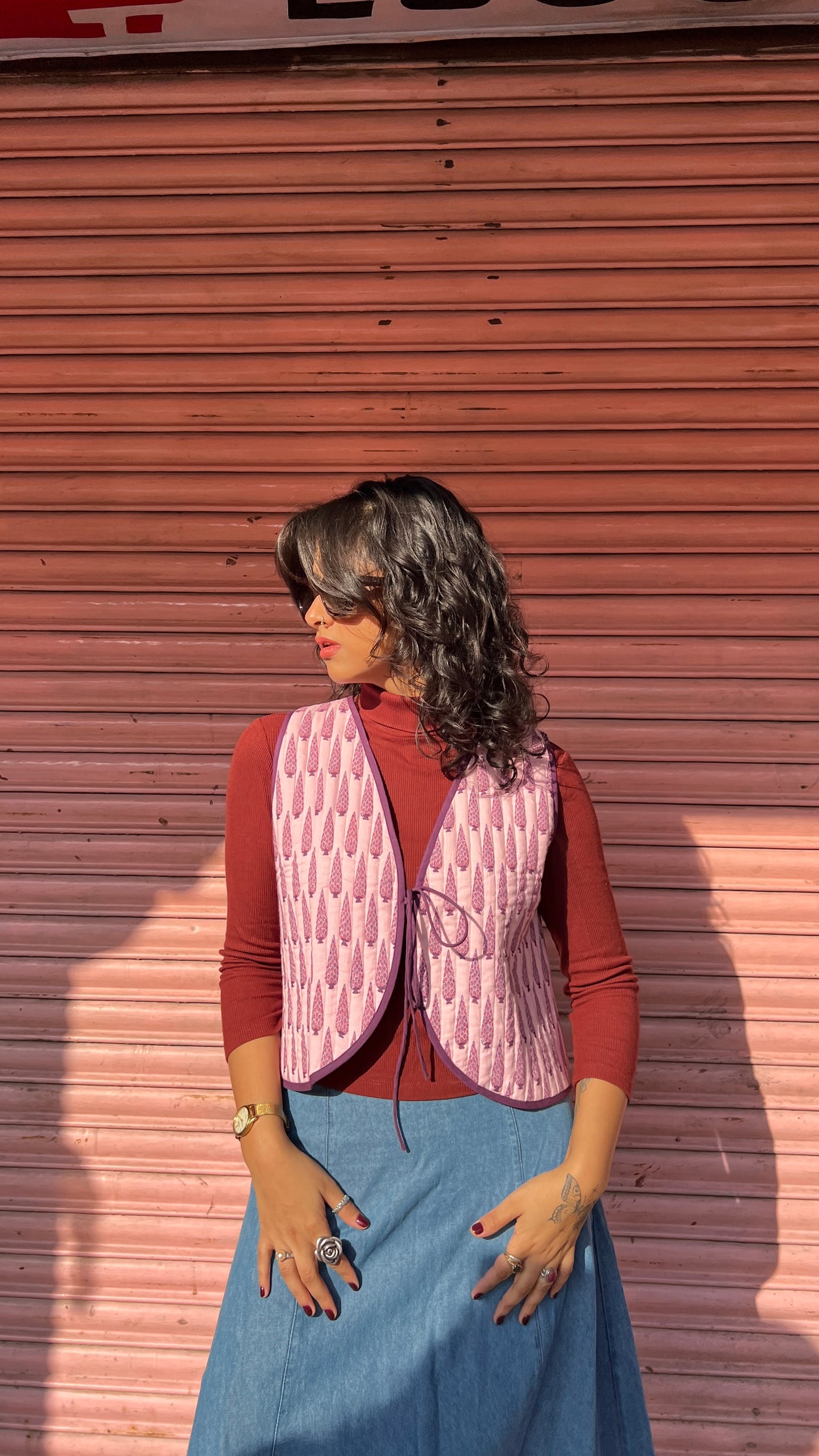 Vera Cotton Quilted Vest