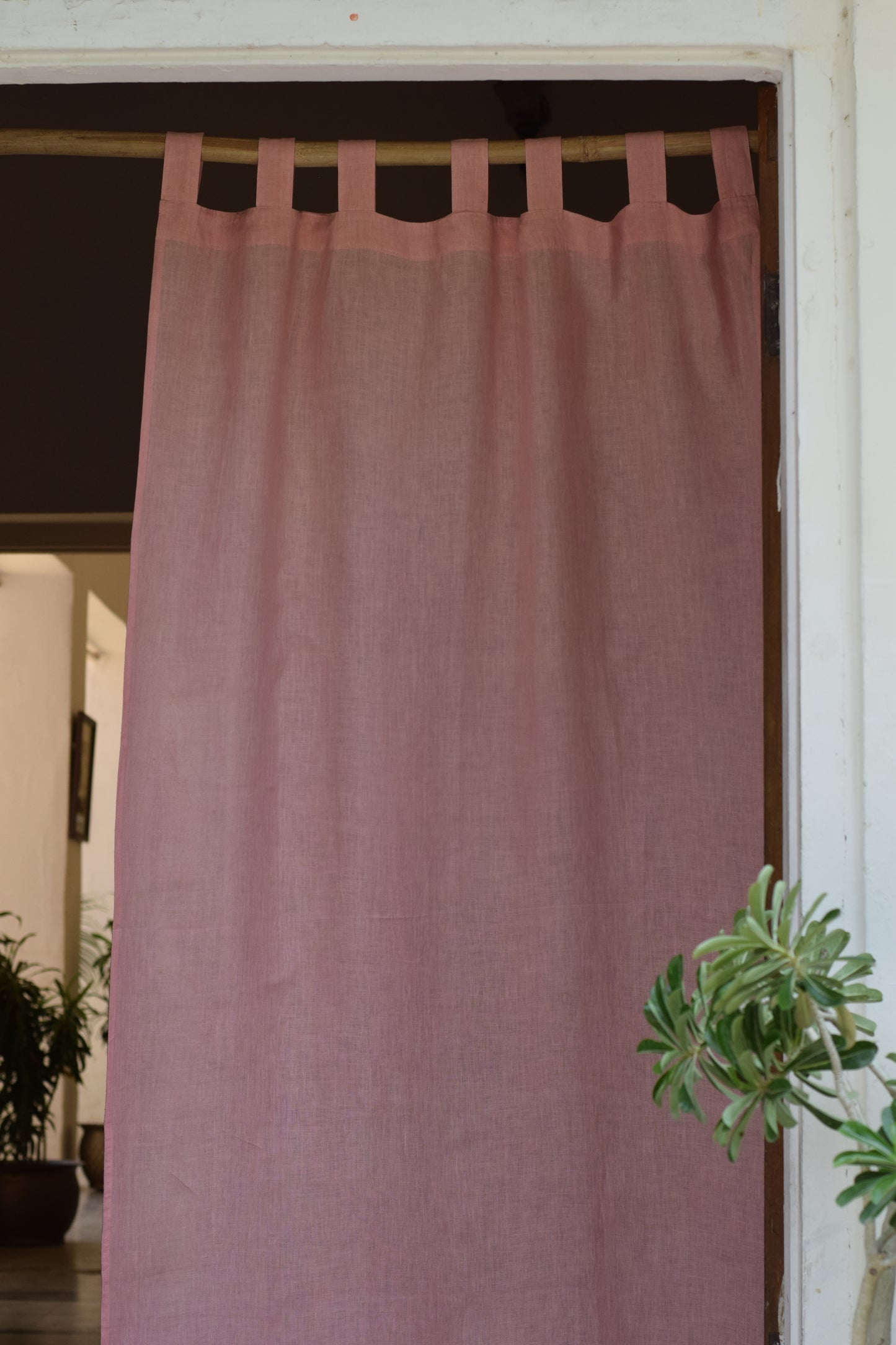 Gulabi Linen Curtain
