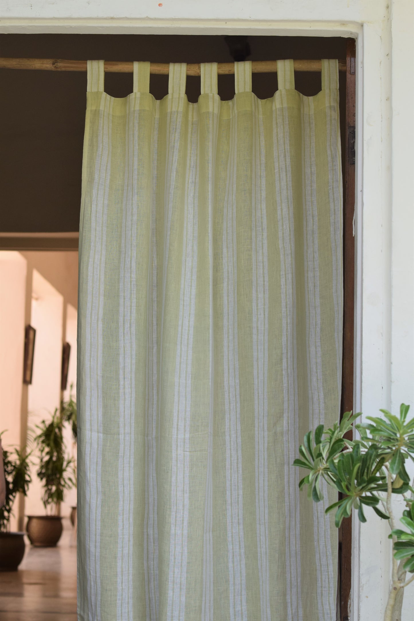 Hara Rekh Linen Curtain