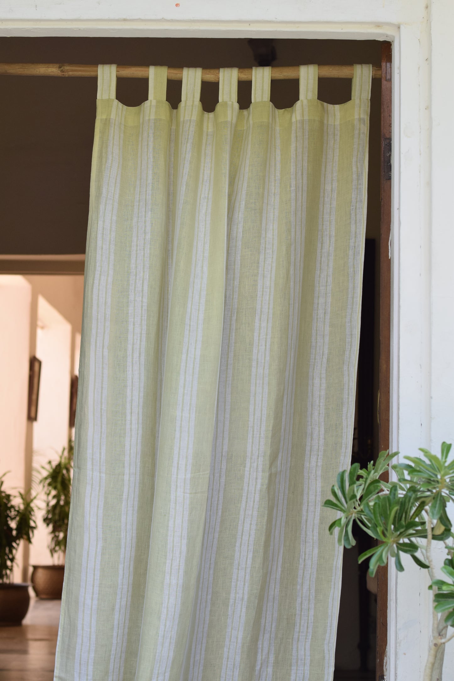 Hara Rekh Linen Curtain