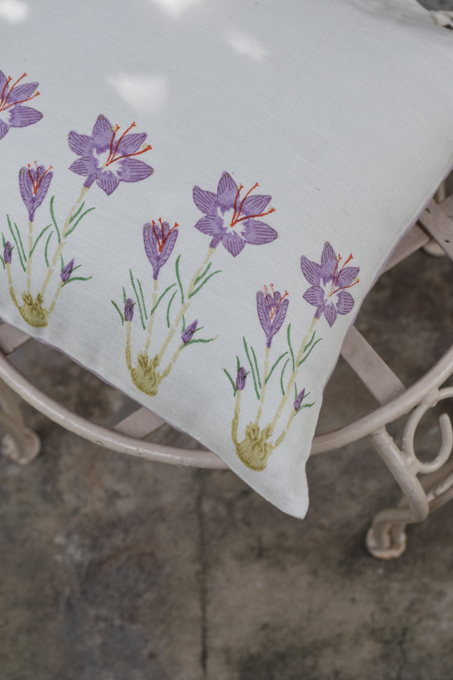 Zafran Linen Cushion Cover