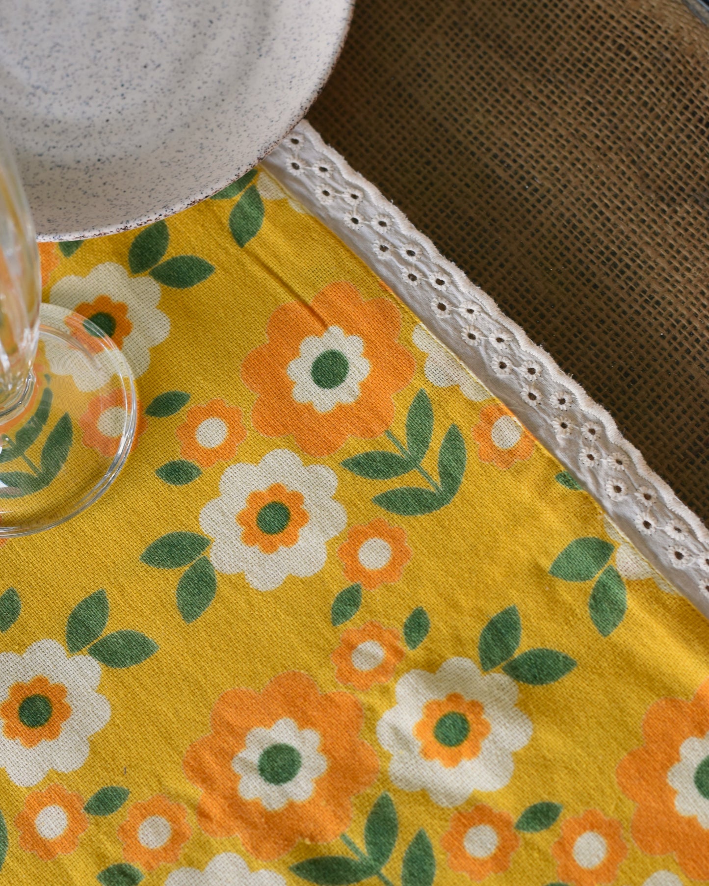 Daisy Cotton Runner