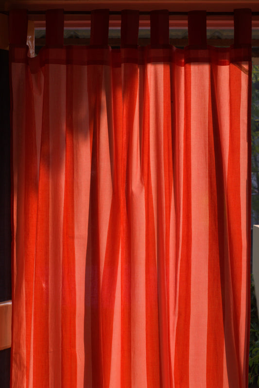 Lillian's Stripes Mulmul Curtain