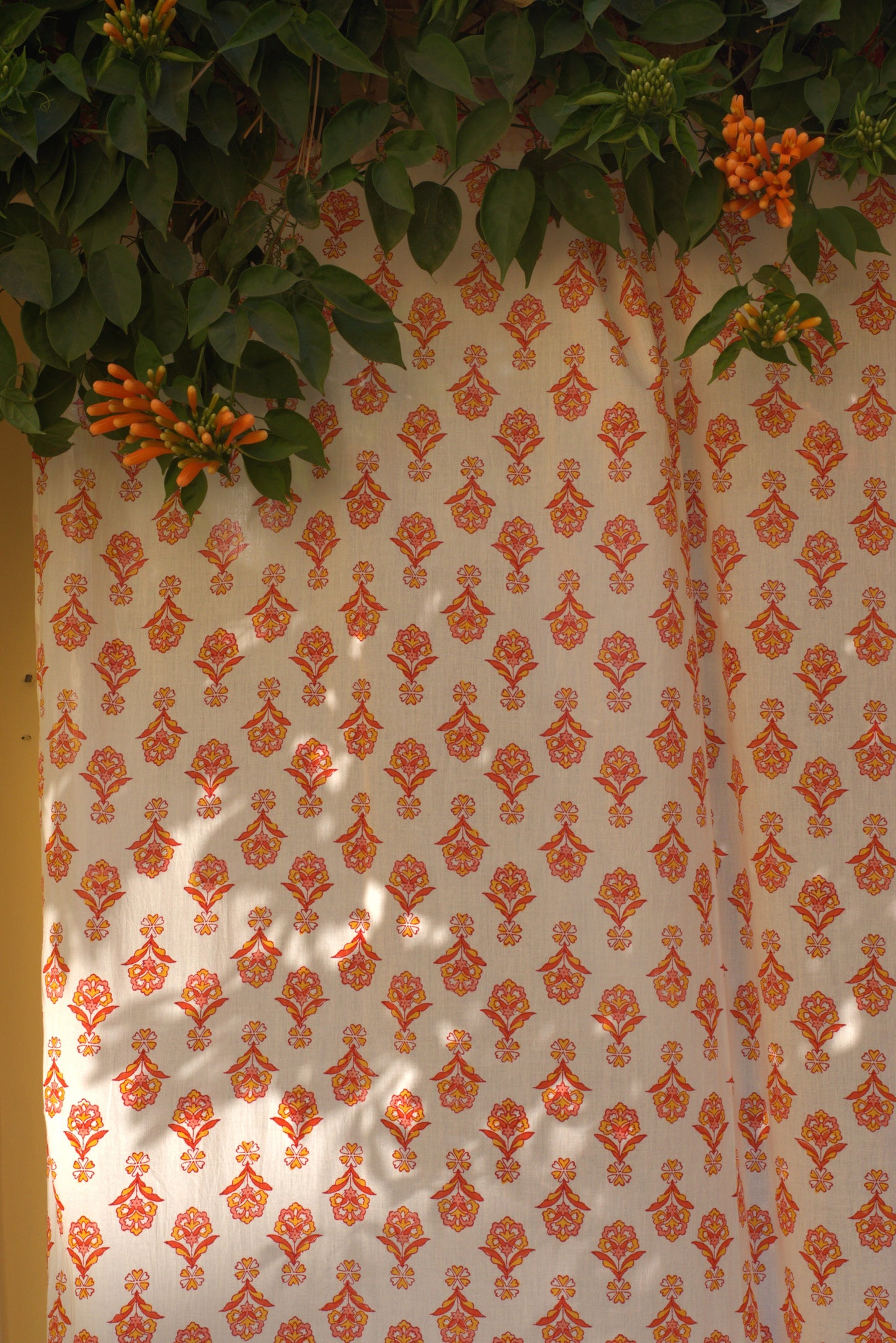 Lillian's Spring Bunch Mulmul Curtain