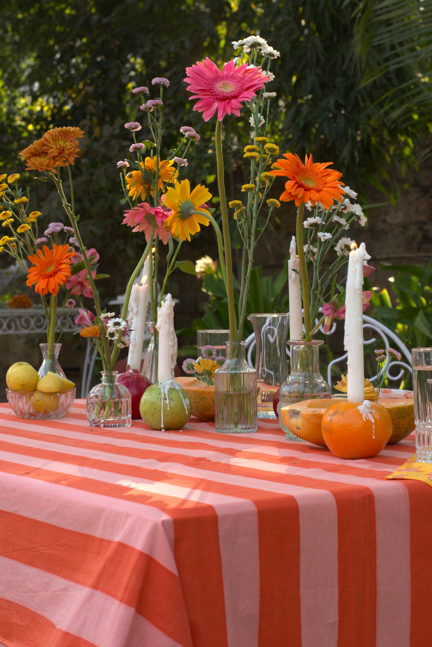 Lillian's Stripes Table Cover