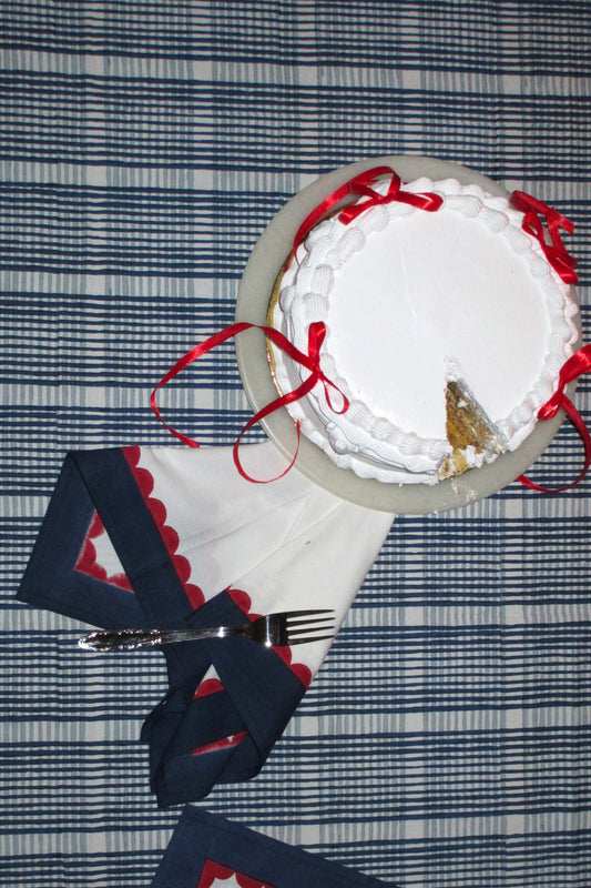 Willingdon Blue Cotton Napkin Set