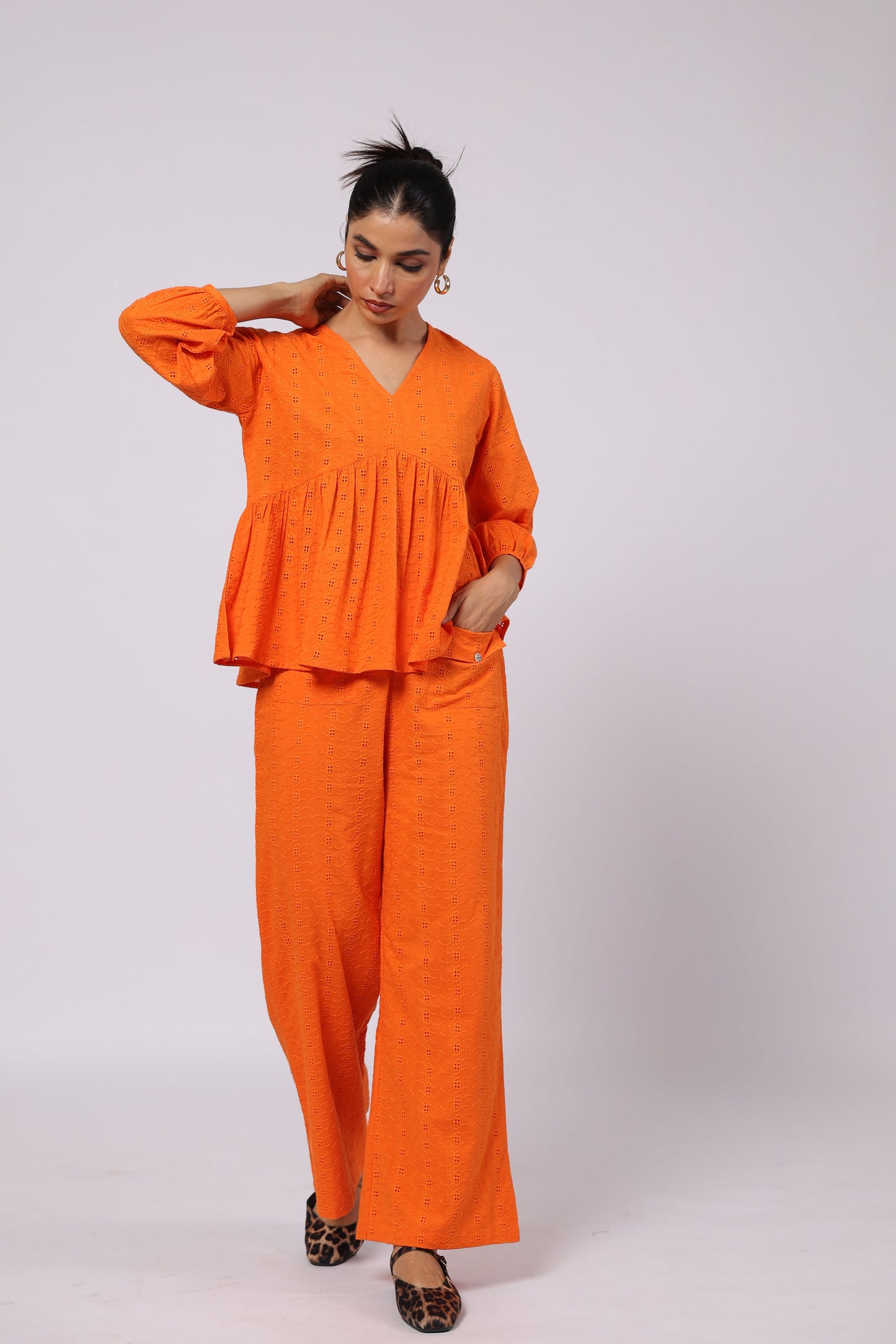 Skylar Cotton Set Orange