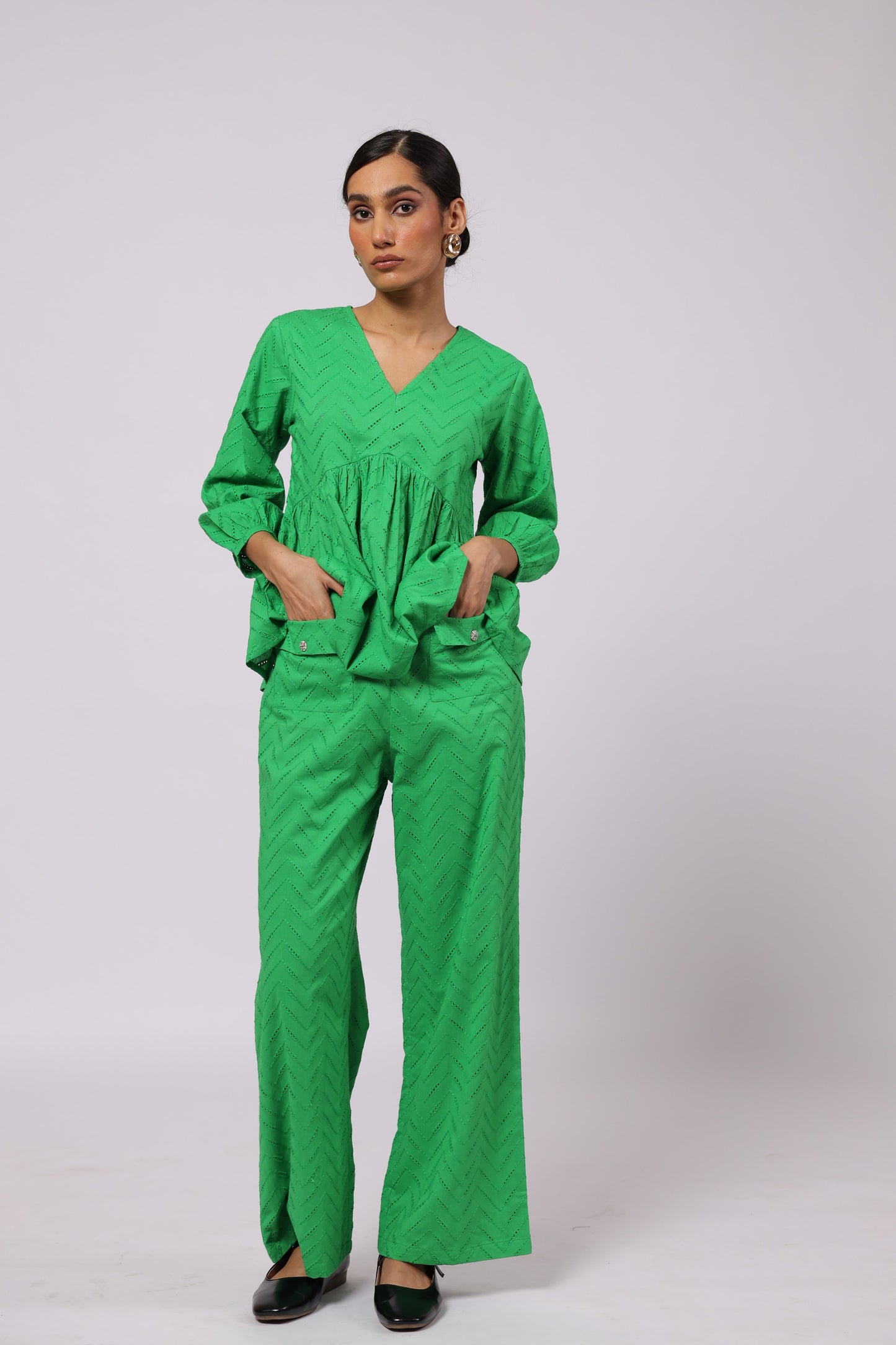 Skylar Cotton Set Green