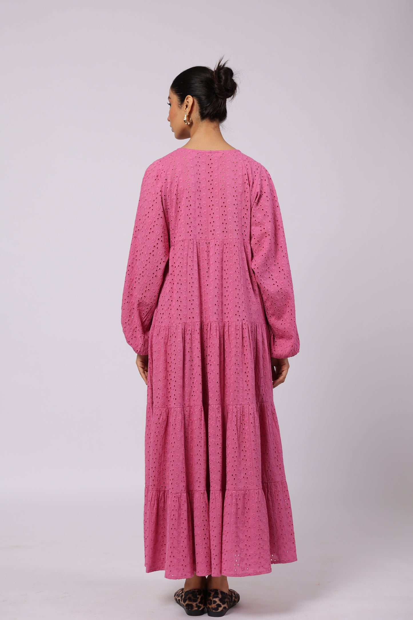 Sofia Cotton Dress Pink