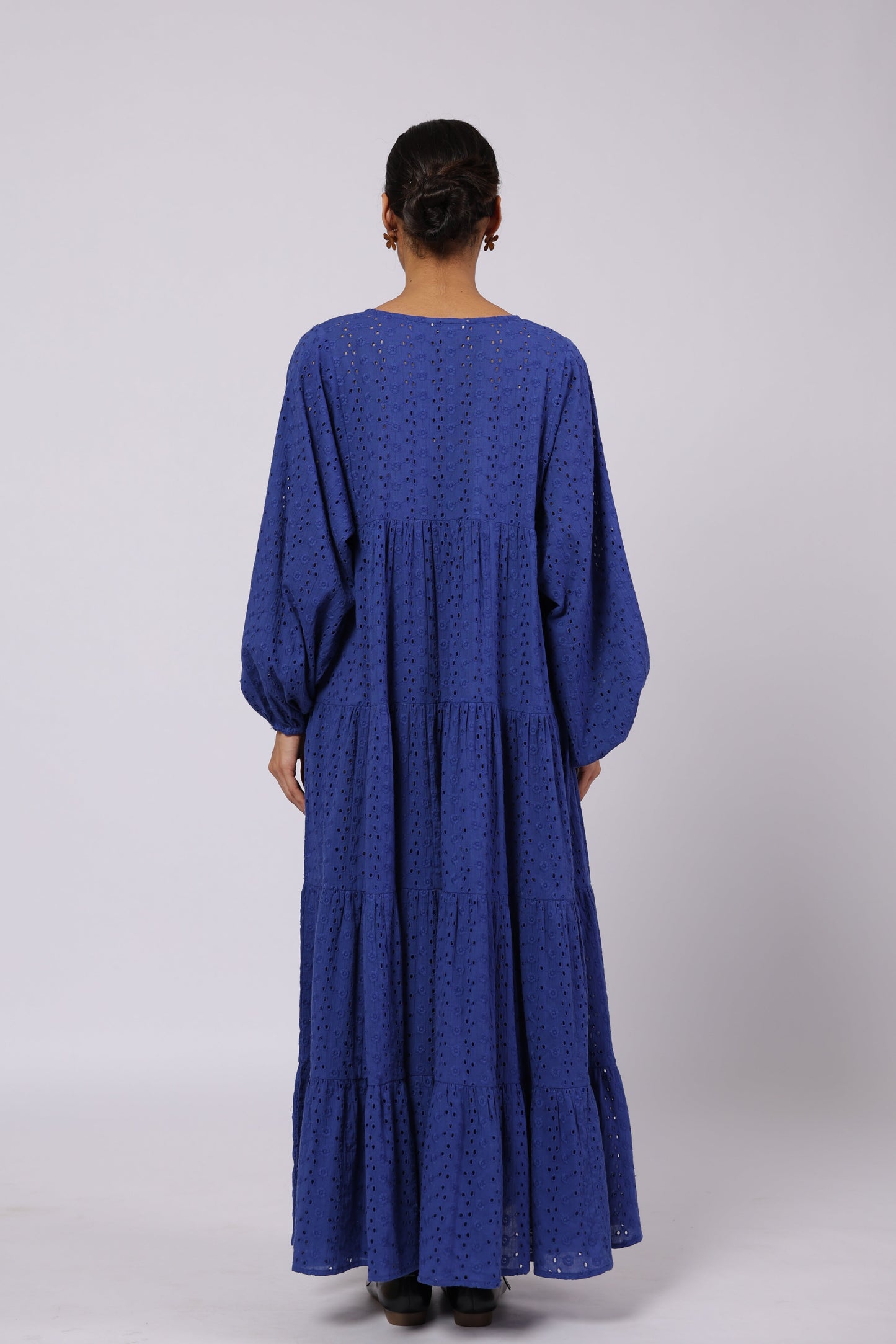 Sofia Cotton Dress Blue