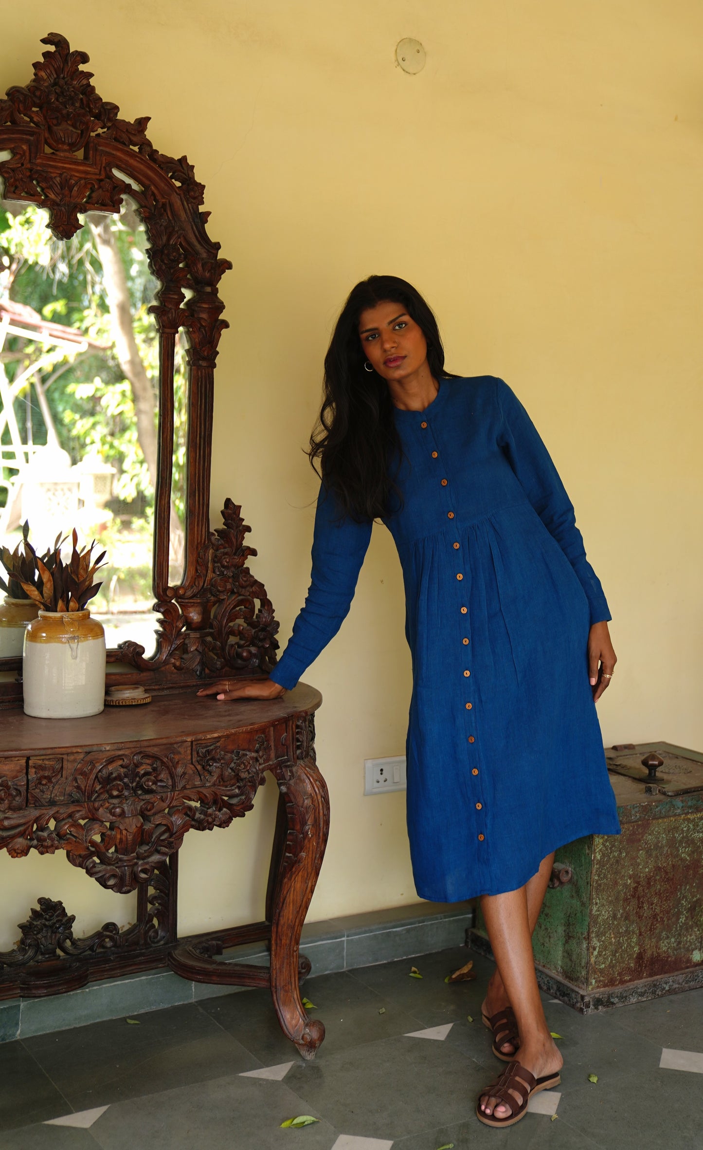 Freya Linen Dress