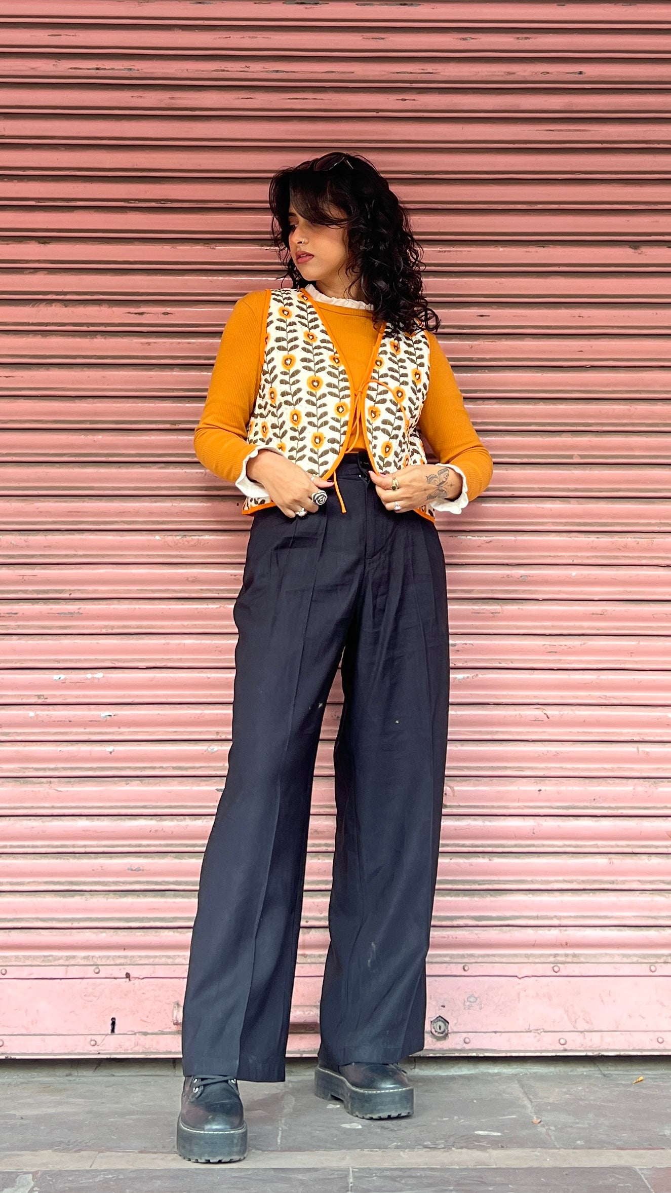 Opal Cotton Quilted Vest