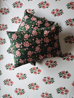 Padma Pink Cotton Bedsheet