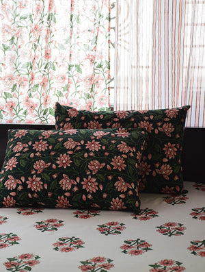 Padma Pink Cotton Bedsheet