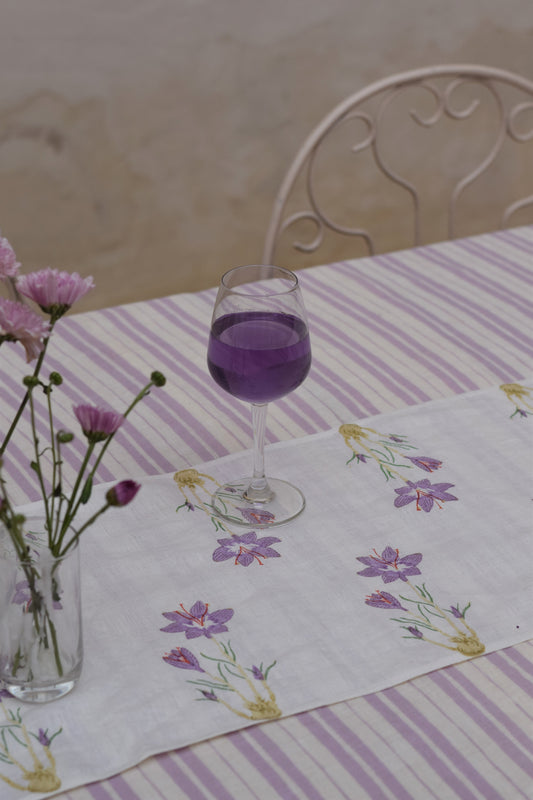 Zafran Linen Runner