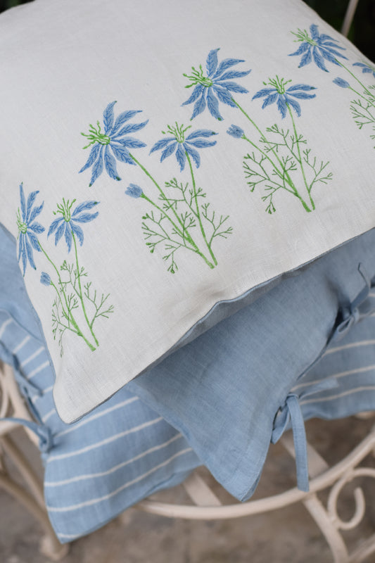 Kallonji Linen Cushion Cover
