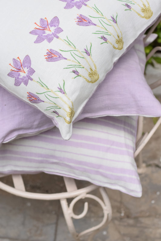 Zafran Linen Cushion Cover