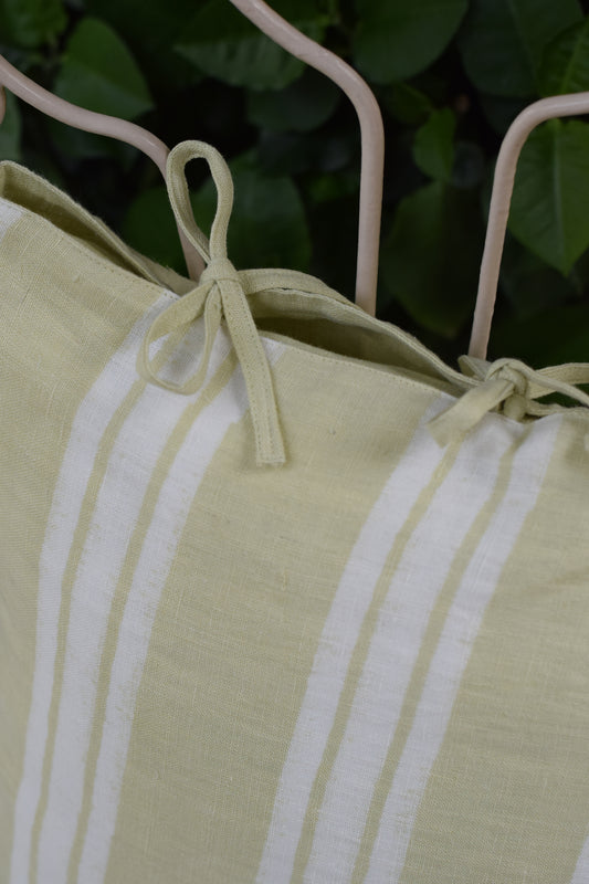 Hara Rekh Linen Cushion Cover